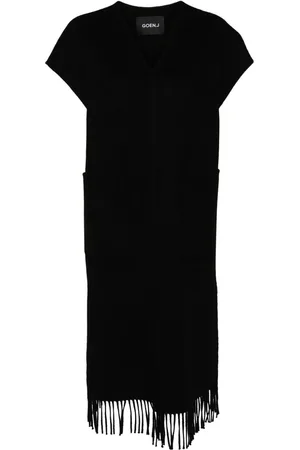 GOEN.J Kleid mit Fransen