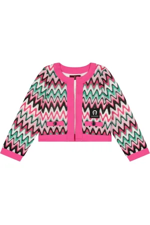 Aigner Cardigan mit Zickzack-Print