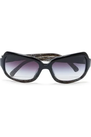 CHANEL 2000s Sonnenbrille mit Oversized-Gestell