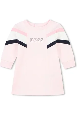 HUGO BOSS Langärmeliges Kleid mit Logo-Print
