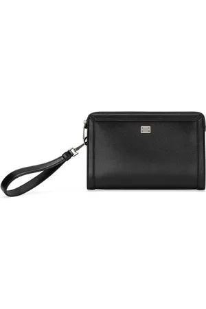 Dolce & Gabbana Clutch mit Logo-Schild
