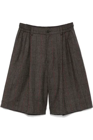 stein Shorts mit Karomuster
