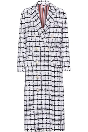 Thom Browne Karierter Mantel