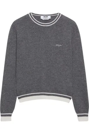 Msgm Sweatshirt mit Logo-Stickerei