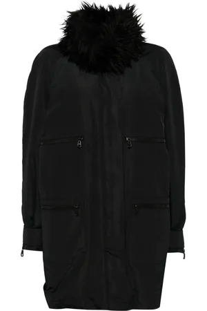 CHANEL 2000s Parka mit Faux Fur-Besatz