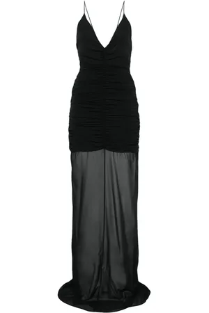 GIUSEPPE DI MORABITO Gerafftes Maxikleid