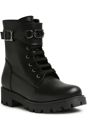 Twin-Set Schnürstiefel im Military-Look