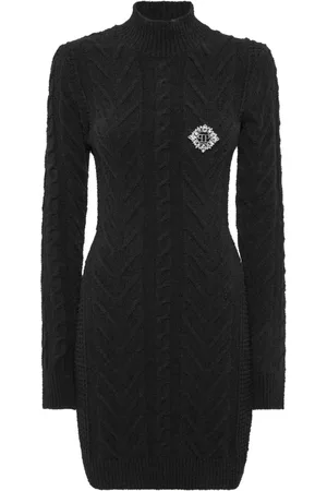 Philipp Plein Gestricktes Minikleid