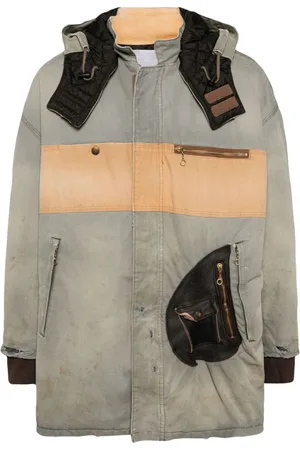 Kolor Kapuzenjacke im Patchwork-Design