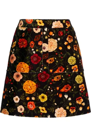 La DoubleJ Rock mit Blumen-Print