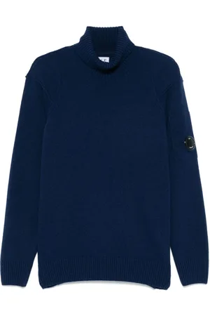 C.P. Company Pullover mit Lens-Detail