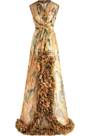 Etro Seiden-Maxikleid mit Print