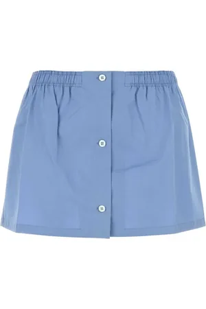 Miu Miu Popeline-Minirock