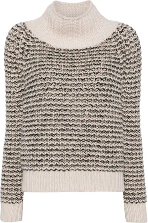 N.PEAL Grob gestrickter Pullover