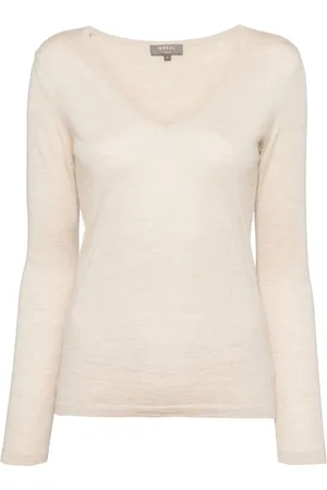 N.PEAL Pullover mit V-Ausschnitt