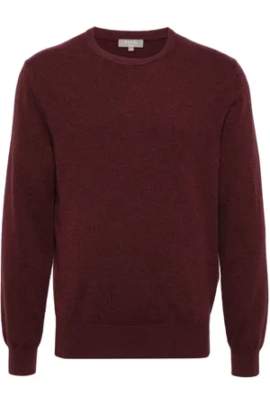 N.PEAL Oxford Pullover mit rundem Ausschnitt