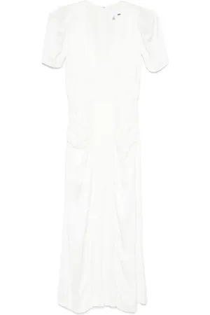 ROTATE Midikleid aus Satin