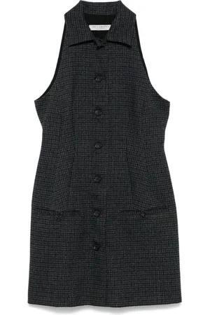Serafini Minikleid mit Hahnentrittmuster