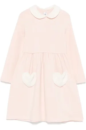 Il gufo Kleid mit Logo-Stickerei