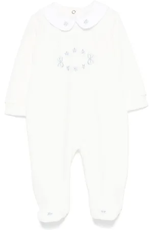 SIOLA Pyjama mit Blumenstickerei