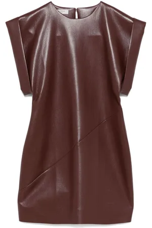 Serafini Minikleid aus Faux-Leder