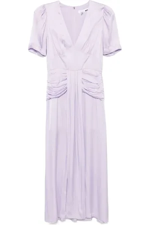 ROTATE Midikleid aus Satin