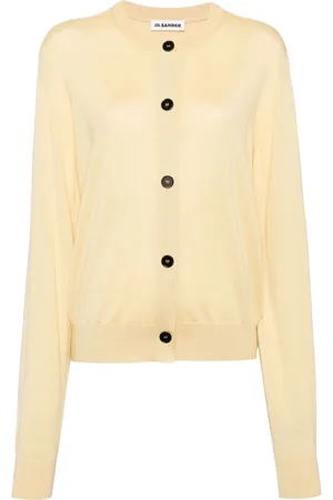 Jil Sander Cardigan mit rundem Ausschnitt