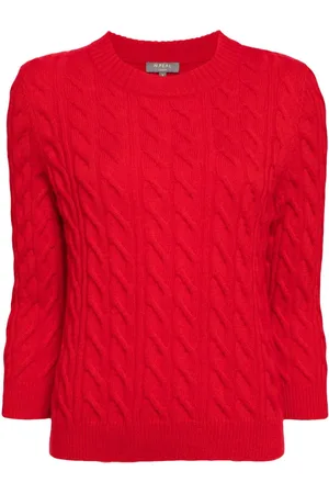 N.PEAL Kaschmirpullover mit Zopfmuster