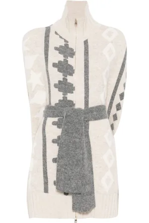 LORENA ANTONIAZZI Cardigan mit Jacquardmuster