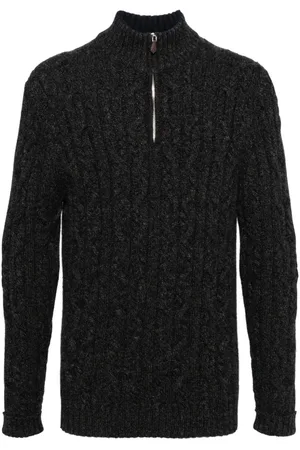 N.PEAL Albemarle Pullover mit kurzem Reißverschluss
