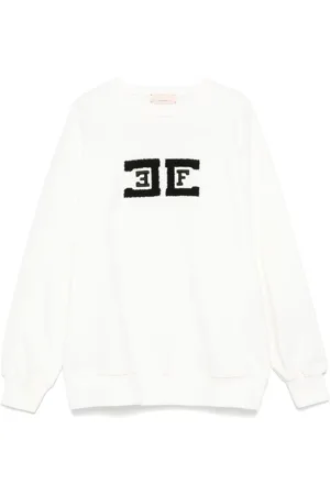 Elisabetta Franchi Sweatshirt mit Logo-Stickerei