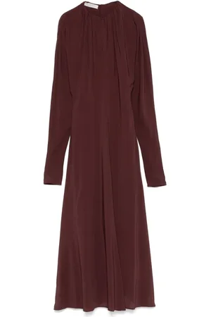 Serafini Midikleid mit Falten