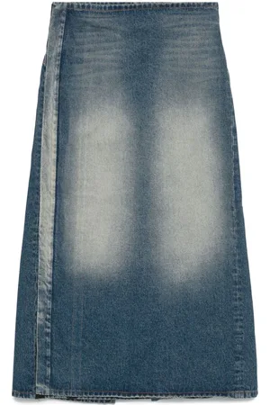 Y / PROJECT Midirock aus Denim