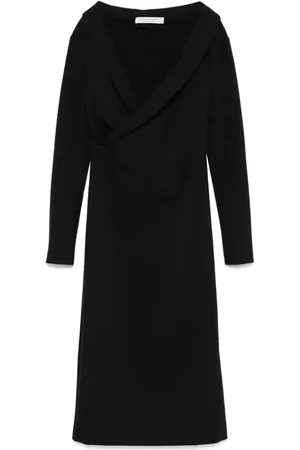 Serafini Schulterfreies Midikleid