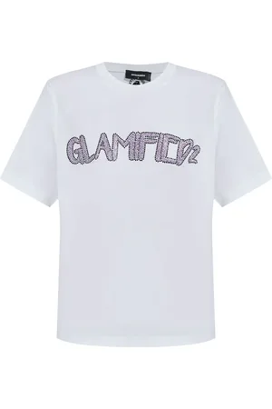 Dsquared2 T-Shirt mit Strassverzierung