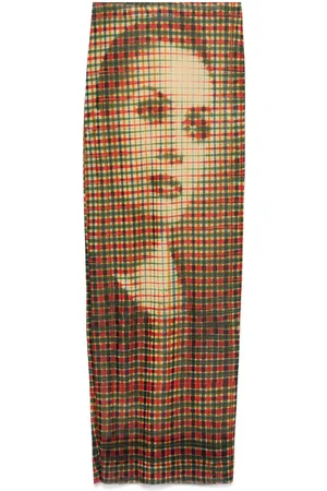 Jean Paul Gaultier Rock mit Gesicht-Print