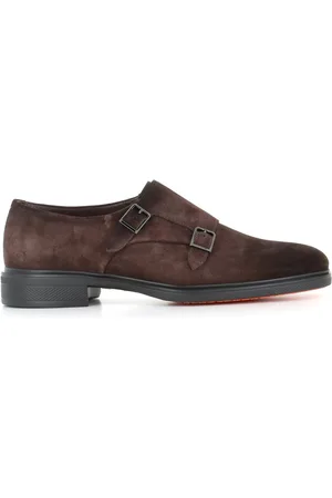santoni Monk-Schuhe aus Wildleder