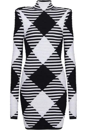 Balmain Minikleid mit Vichy-Karo