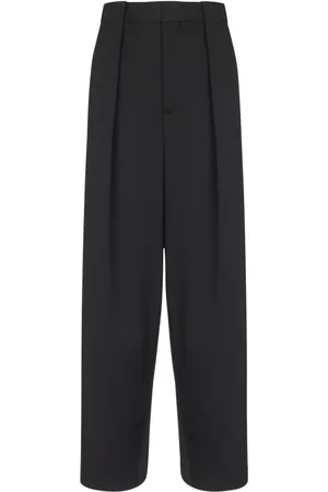 Balmain Grain de Poudre Hose mit Falten