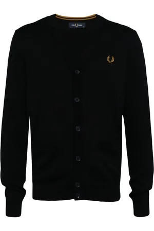 Fred Perry Cardigan mit V-Ausschnitt