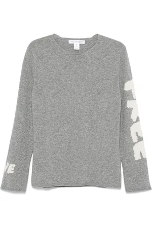Comme des Garçons Pullover mit Intarsien-Logo