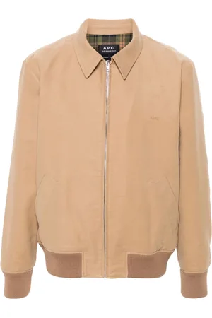 A.P.C. Jacke mit Logo-Stickerei