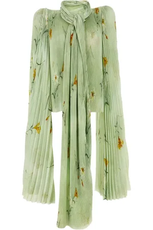Balenciaga Bluse mit Blumen-Print