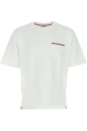 Thom Browne T-Shirt mit RWB-Streifen