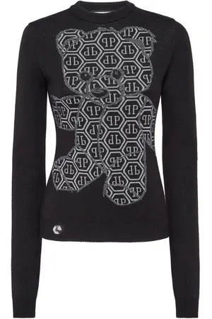 Philipp Plein Pullover mit Bärmotiv