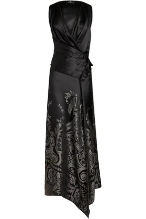 Etro Jacquard-Maxikleid aus Seide