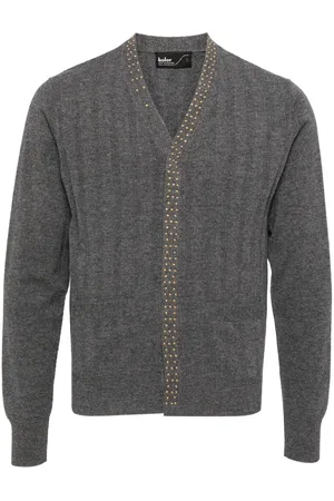 Kolor Cardigan mit Nietenverzierung