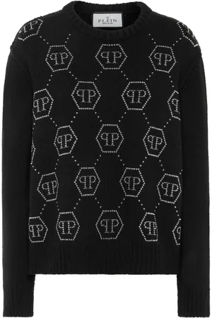 Philipp Plein Pullover mit Kristall-Logo