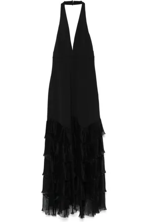 Twin-Set Maxikleid mit Rüschen