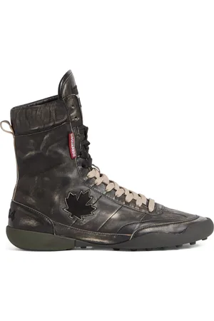 Dsquared2 High-Top-Sneakers im Used-Look